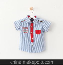 厂家直销 2014夏季新款童衬衫 男童棉麻短袖衬衫衬衣批发 童衬衫